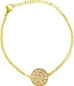 Preview: Armband Kreis Zirkonia gold