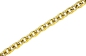 Preview: Glamour - Rundankerarmband 20cm Edelstahl - gold