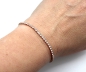 Preview: Armband, Tennisarmband Edelstahl rosé mit Zirkonia