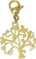 Preview: Charm Cosmopolitan Baum des Lebens Edelstahl Gold