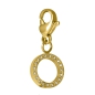 Preview: Charm Cosmopolitan Kreis offen Edelstahl Gold