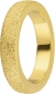 Preview: Steckring innen 4mm bombiert diamantiert gold