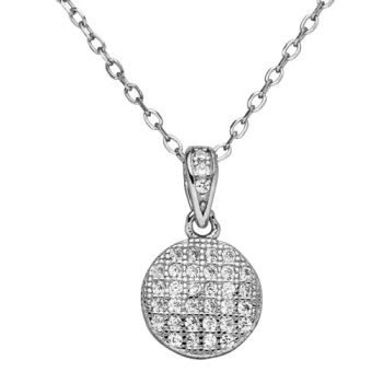 Kette 925 Silber rund Zirkonia