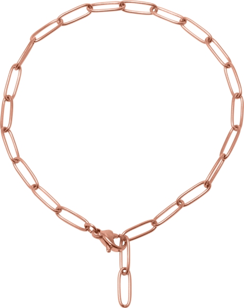 Armband Cosmopolitan 20cm Edelstahl Rosé