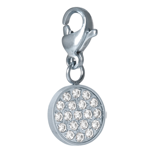 Charm Cosmopolitan Rund mit ausgefassten Zirkonia